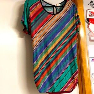 Lavish Multi colored striped top